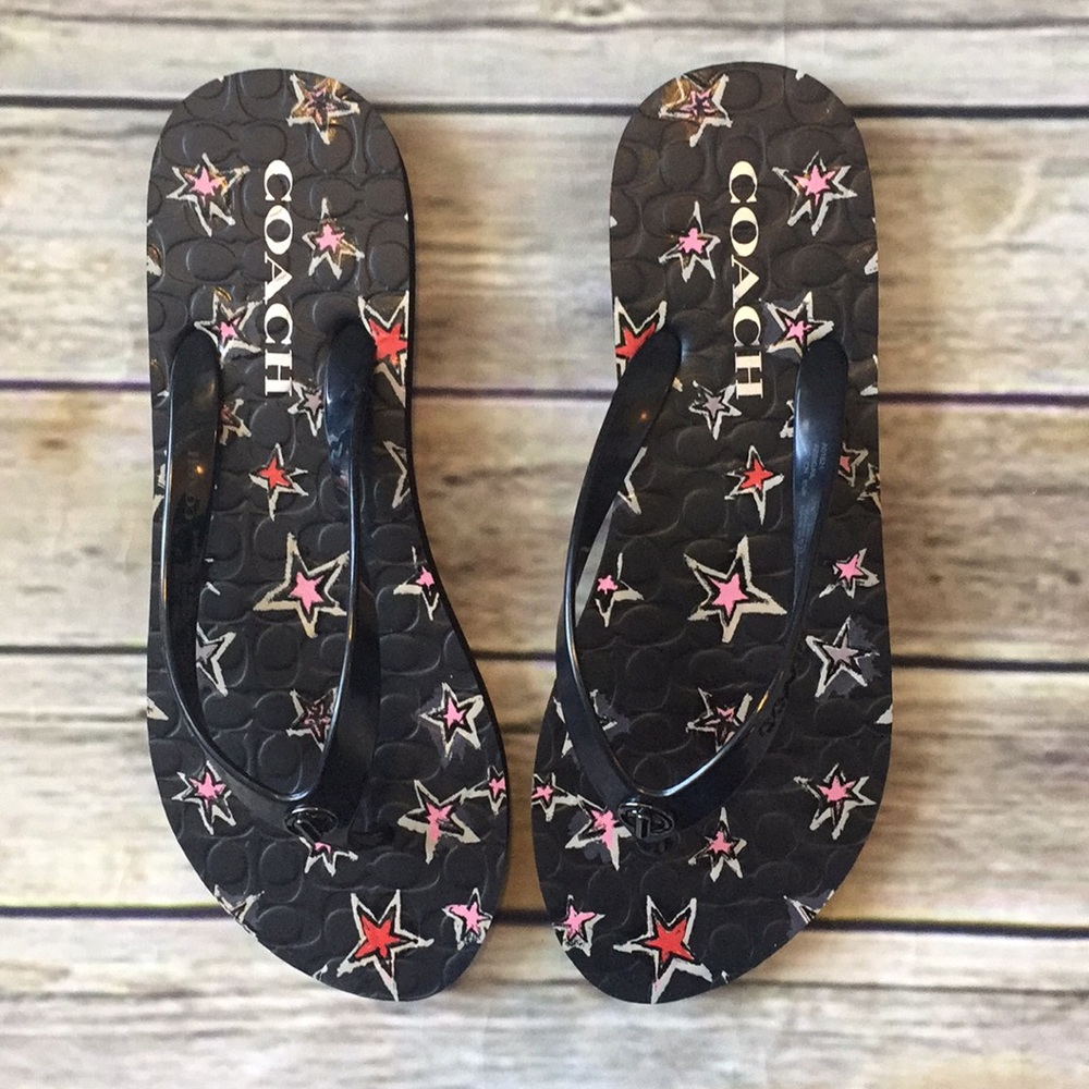 NIB Coach flip flops - Picture 2 of 5